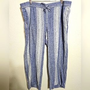 Old Navy XXL wide leg Linen/Rayon pants